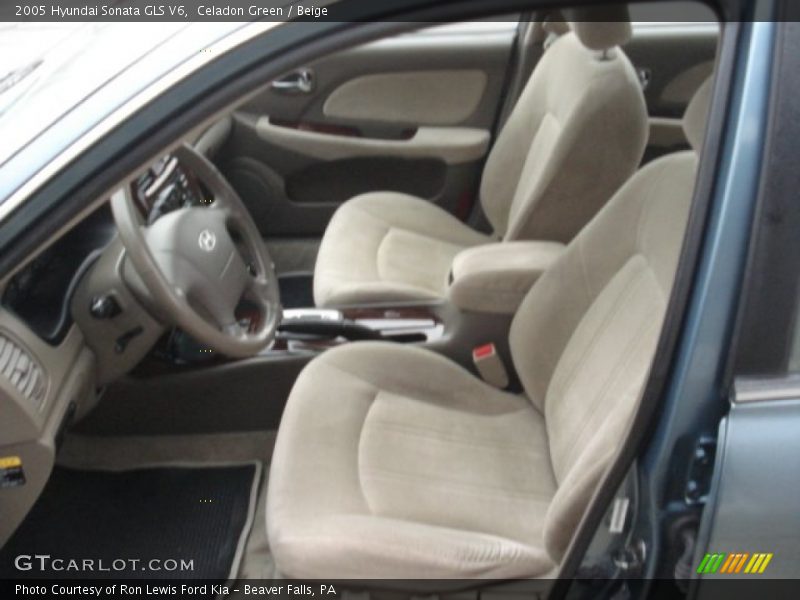 Celadon Green / Beige 2005 Hyundai Sonata GLS V6