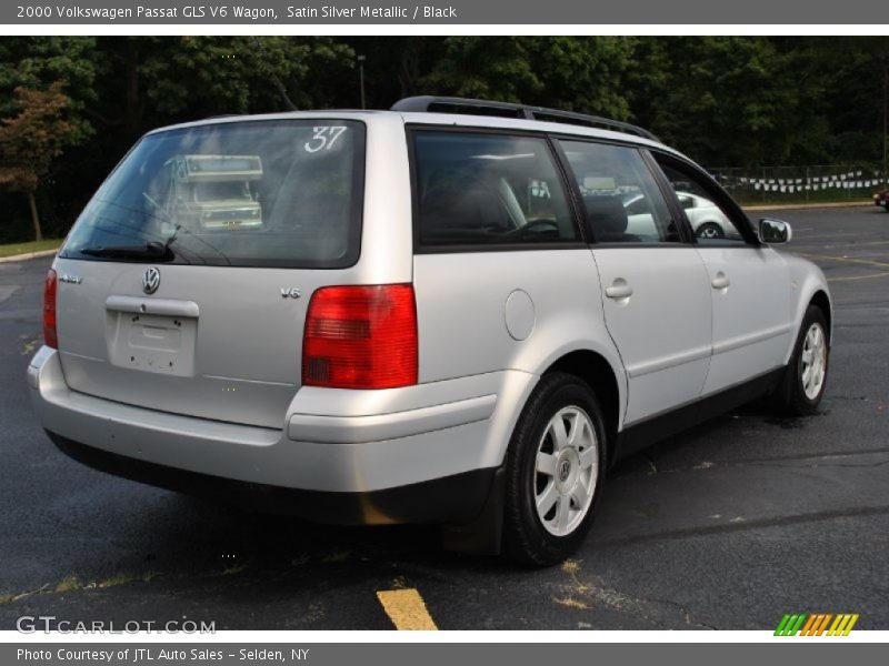 Satin Silver Metallic / Black 2000 Volkswagen Passat GLS V6 Wagon