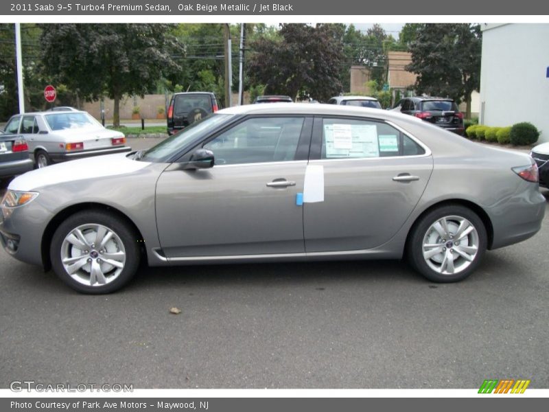 Oak Beige Metallic / Jet Black 2011 Saab 9-5 Turbo4 Premium Sedan