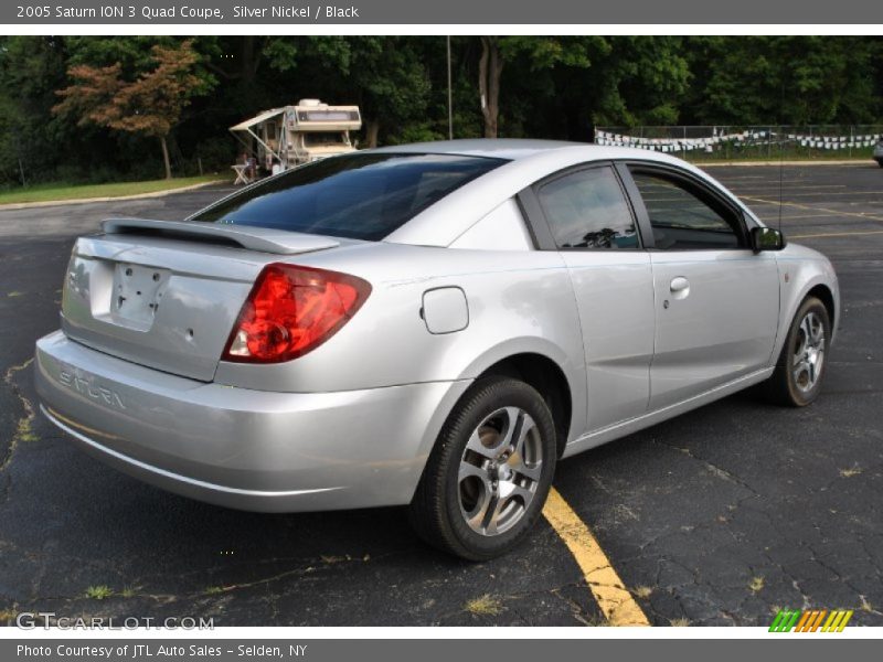 Silver Nickel / Black 2005 Saturn ION 3 Quad Coupe