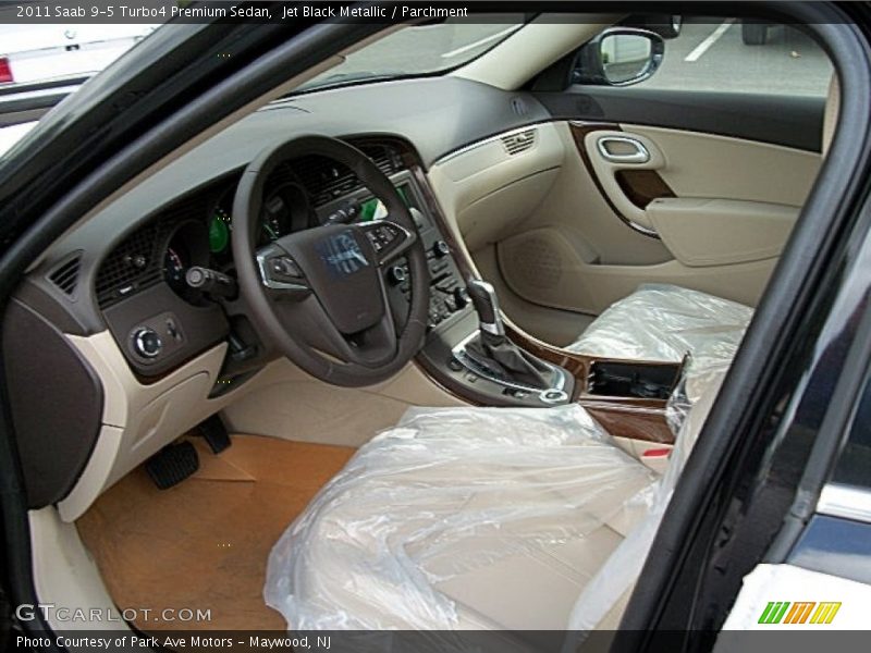 Jet Black Metallic / Parchment 2011 Saab 9-5 Turbo4 Premium Sedan