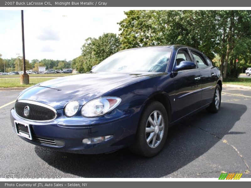 Midnight Blue Metallic / Gray 2007 Buick LaCrosse CXL