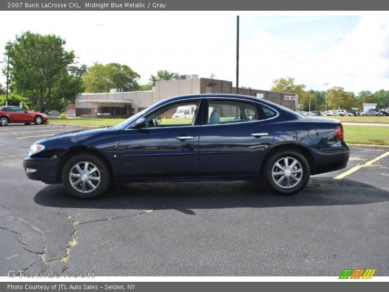 Midnight Blue Metallic / Gray 2007 Buick LaCrosse CXL