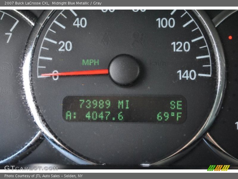 Midnight Blue Metallic / Gray 2007 Buick LaCrosse CXL
