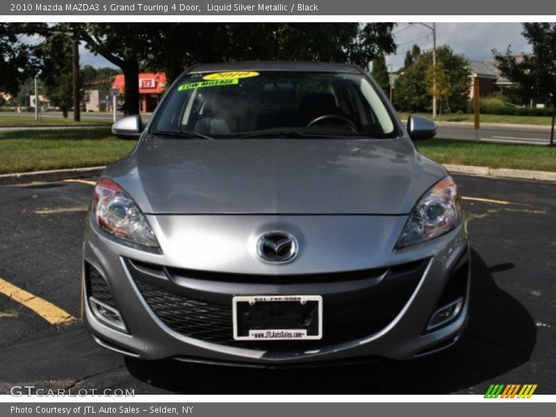 Liquid Silver Metallic / Black 2010 Mazda MAZDA3 s Grand Touring 4 Door