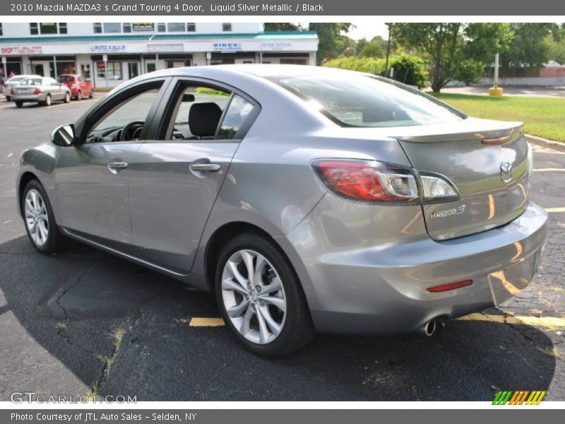 Liquid Silver Metallic / Black 2010 Mazda MAZDA3 s Grand Touring 4 Door