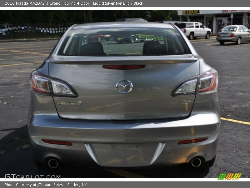 Liquid Silver Metallic / Black 2010 Mazda MAZDA3 s Grand Touring 4 Door