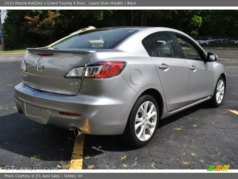 Liquid Silver Metallic / Black 2010 Mazda MAZDA3 s Grand Touring 4 Door