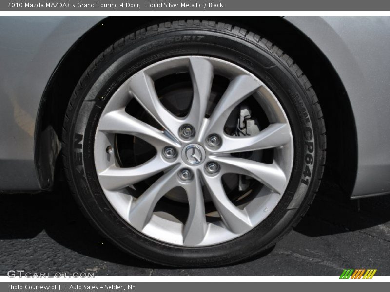 Liquid Silver Metallic / Black 2010 Mazda MAZDA3 s Grand Touring 4 Door