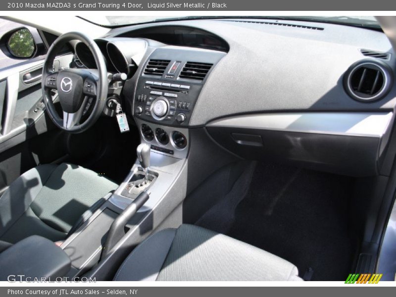 Liquid Silver Metallic / Black 2010 Mazda MAZDA3 s Grand Touring 4 Door