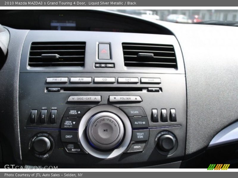 Liquid Silver Metallic / Black 2010 Mazda MAZDA3 s Grand Touring 4 Door