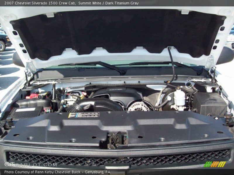Summit White / Dark Titanium Gray 2007 Chevrolet Silverado 1500 Crew Cab