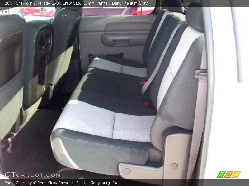 Summit White / Dark Titanium Gray 2007 Chevrolet Silverado 1500 Crew Cab