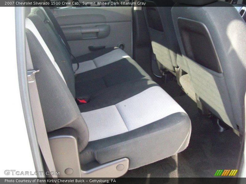 Summit White / Dark Titanium Gray 2007 Chevrolet Silverado 1500 Crew Cab