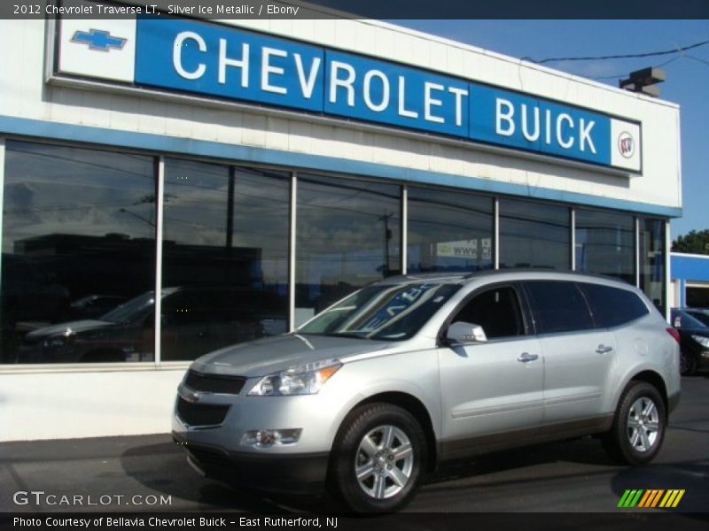 Silver Ice Metallic / Ebony 2012 Chevrolet Traverse LT