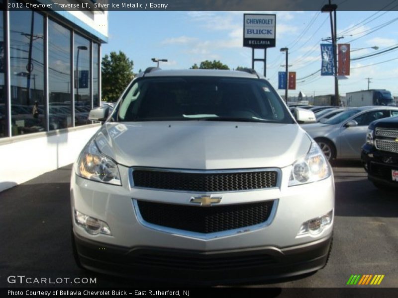Silver Ice Metallic / Ebony 2012 Chevrolet Traverse LT