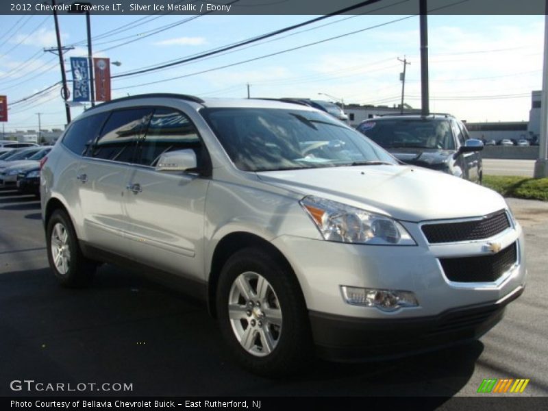 Silver Ice Metallic / Ebony 2012 Chevrolet Traverse LT