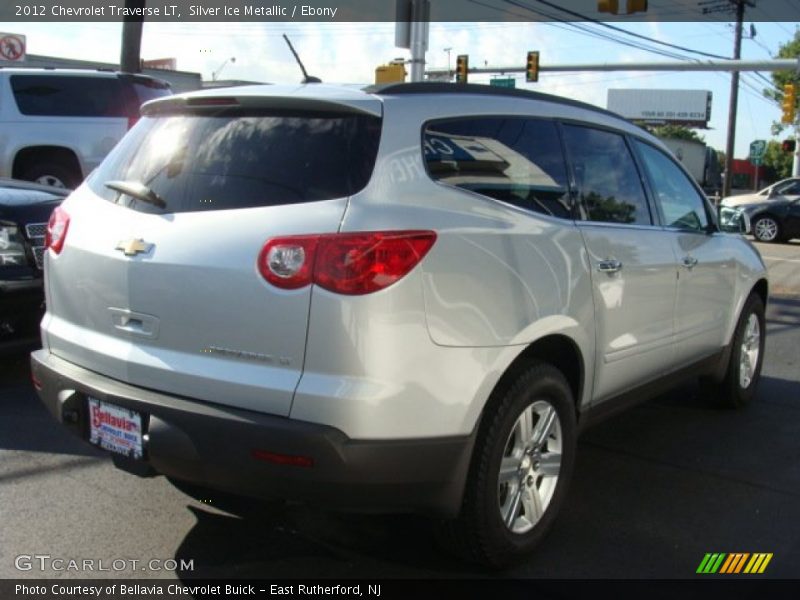 Silver Ice Metallic / Ebony 2012 Chevrolet Traverse LT