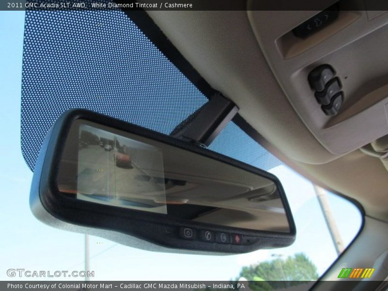 White Diamond Tintcoat / Cashmere 2011 GMC Acadia SLT AWD