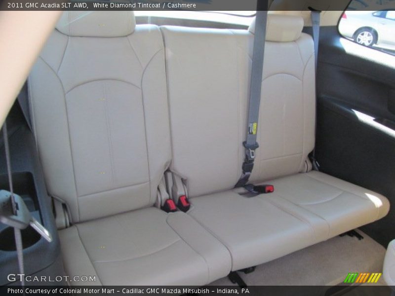 White Diamond Tintcoat / Cashmere 2011 GMC Acadia SLT AWD