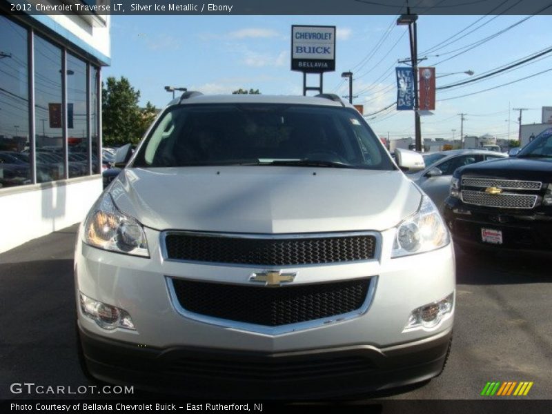 Silver Ice Metallic / Ebony 2012 Chevrolet Traverse LT
