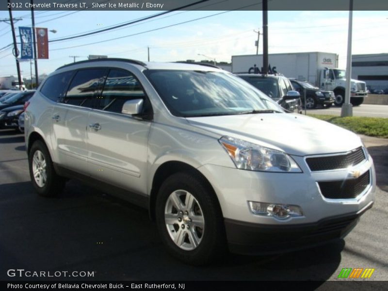 Silver Ice Metallic / Ebony 2012 Chevrolet Traverse LT