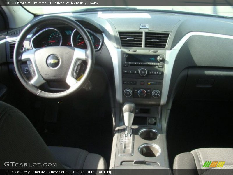 Silver Ice Metallic / Ebony 2012 Chevrolet Traverse LT