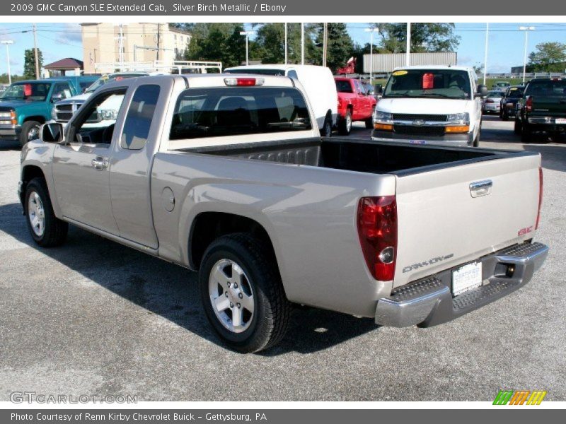 Silver Birch Metallic / Ebony 2009 GMC Canyon SLE Extended Cab
