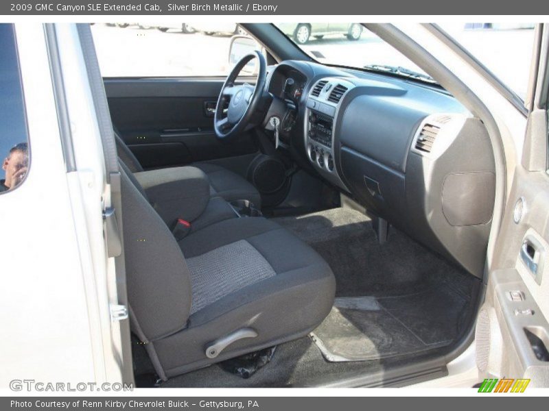 Silver Birch Metallic / Ebony 2009 GMC Canyon SLE Extended Cab