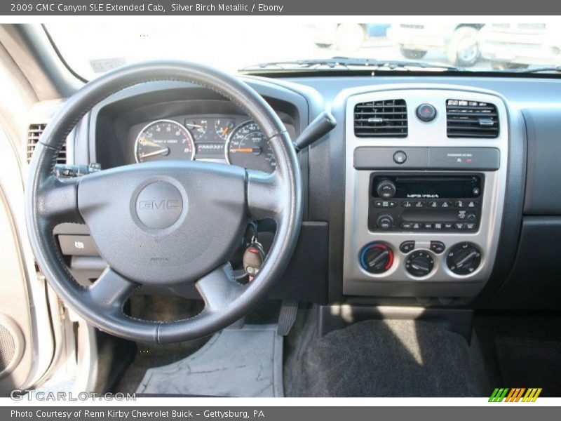 Silver Birch Metallic / Ebony 2009 GMC Canyon SLE Extended Cab