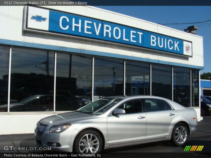 Silver Ice Metallic / Ebony 2012 Chevrolet Malibu LTZ