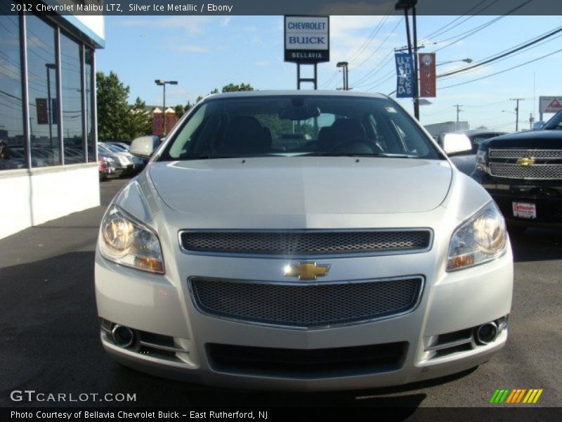 Silver Ice Metallic / Ebony 2012 Chevrolet Malibu LTZ