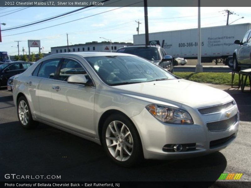 Silver Ice Metallic / Ebony 2012 Chevrolet Malibu LTZ