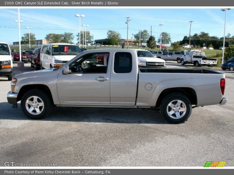  2009 Canyon SLE Extended Cab Silver Birch Metallic