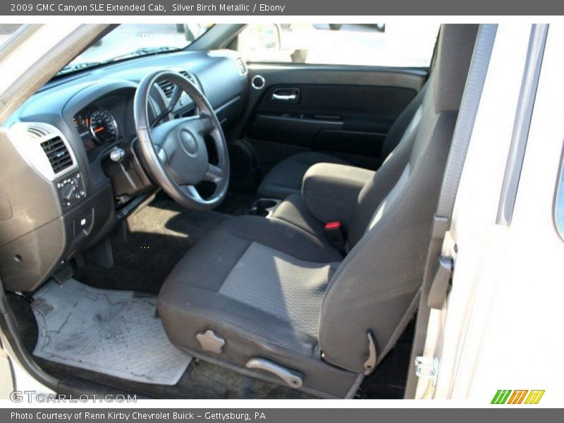 Silver Birch Metallic / Ebony 2009 GMC Canyon SLE Extended Cab