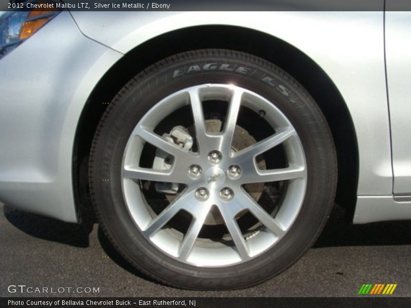 Silver Ice Metallic / Ebony 2012 Chevrolet Malibu LTZ