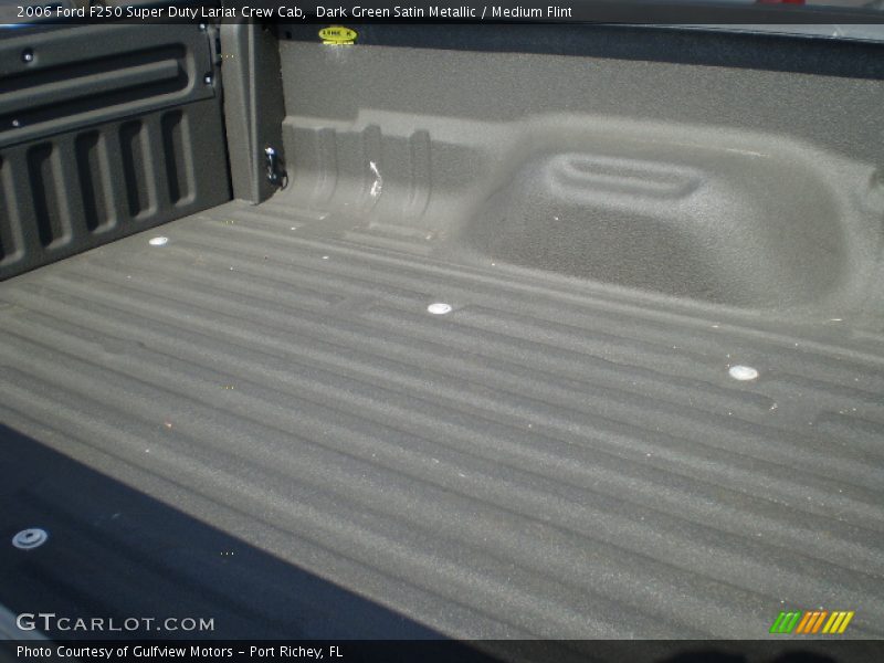 Dark Green Satin Metallic / Medium Flint 2006 Ford F250 Super Duty Lariat Crew Cab