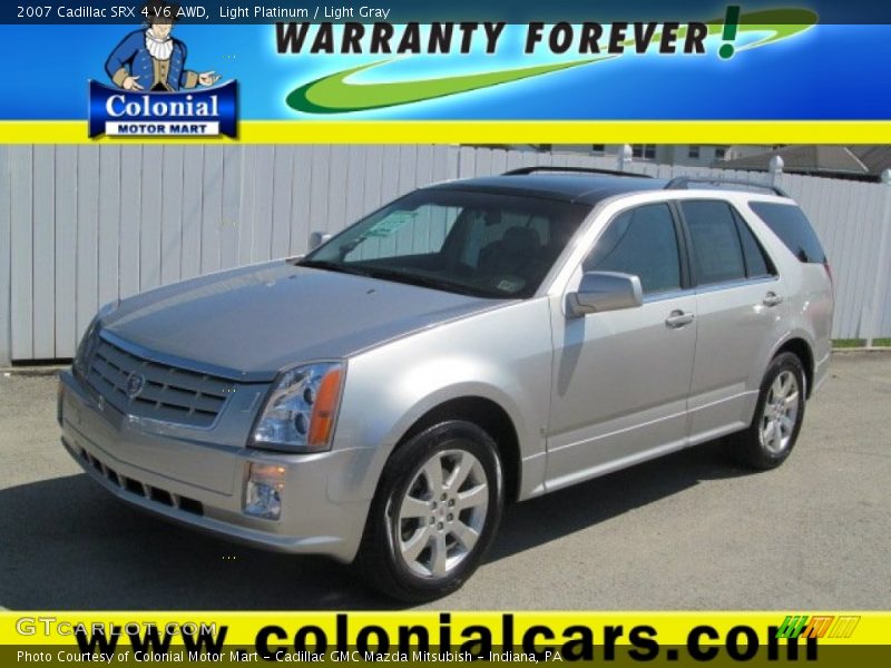 Light Platinum / Light Gray 2007 Cadillac SRX 4 V6 AWD