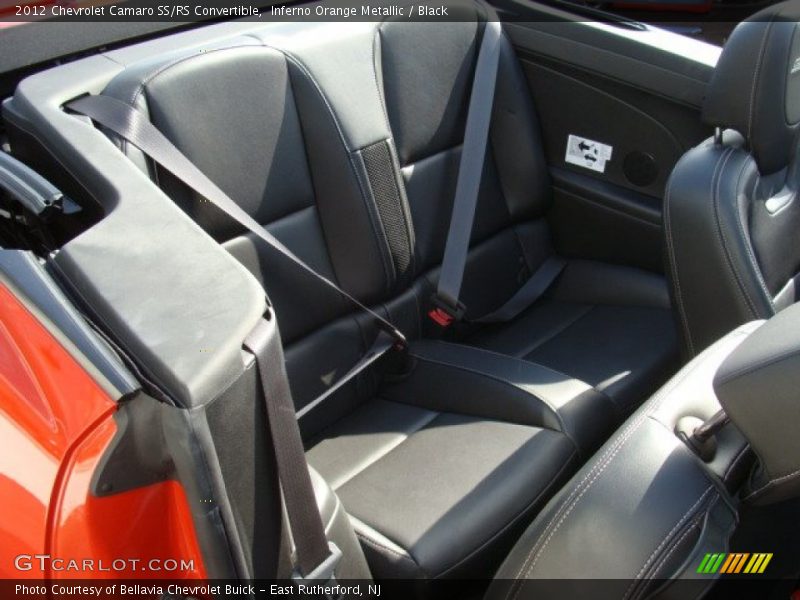 Inferno Orange Metallic / Black 2012 Chevrolet Camaro SS/RS Convertible