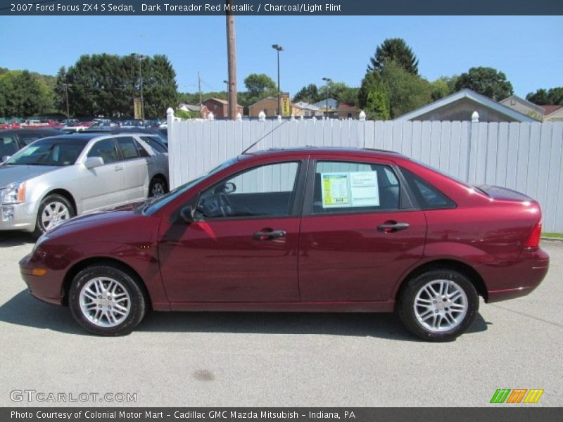  2007 Focus ZX4 S Sedan Dark Toreador Red Metallic