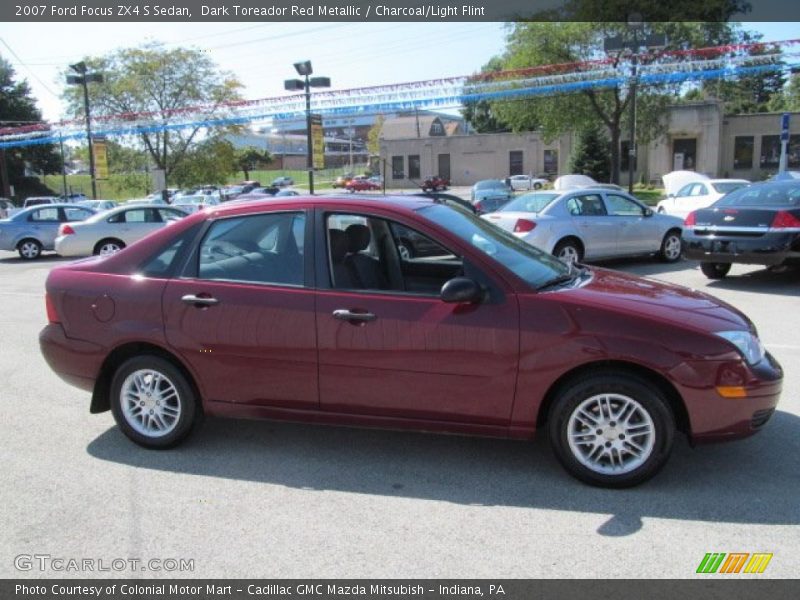 Dark Toreador Red Metallic / Charcoal/Light Flint 2007 Ford Focus ZX4 S Sedan