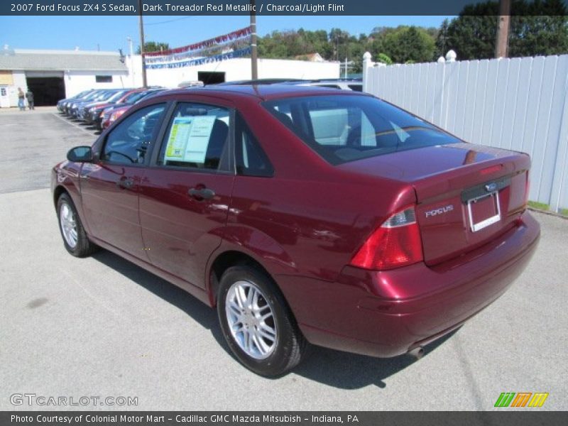  2007 Focus ZX4 S Sedan Dark Toreador Red Metallic