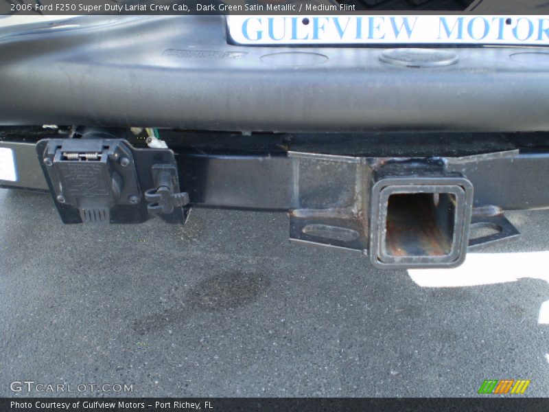 Dark Green Satin Metallic / Medium Flint 2006 Ford F250 Super Duty Lariat Crew Cab