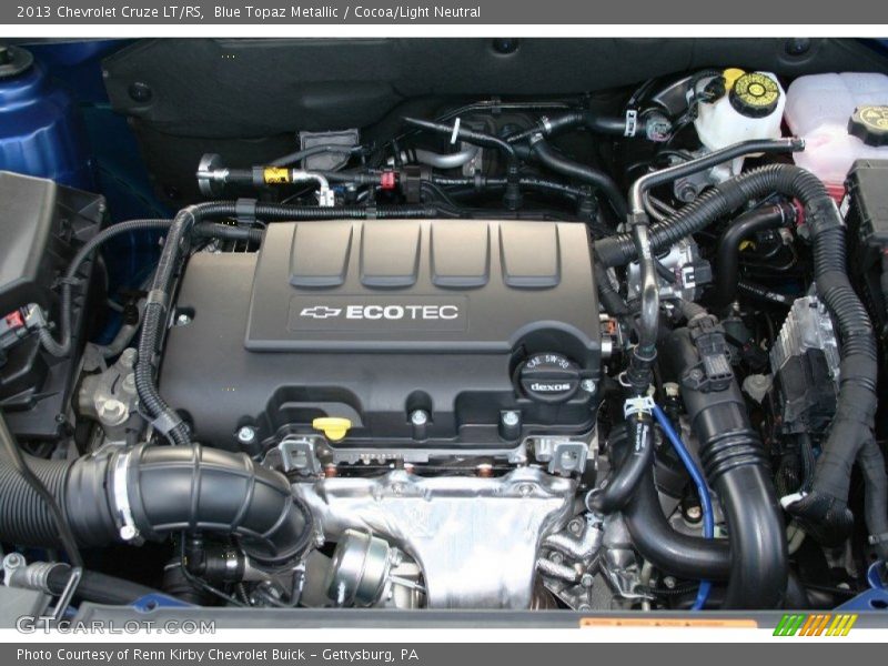  2013 Cruze LT/RS Engine - 1.8 Liter DOHC 16-Valve VVT ECOTEC 4 Cylinder