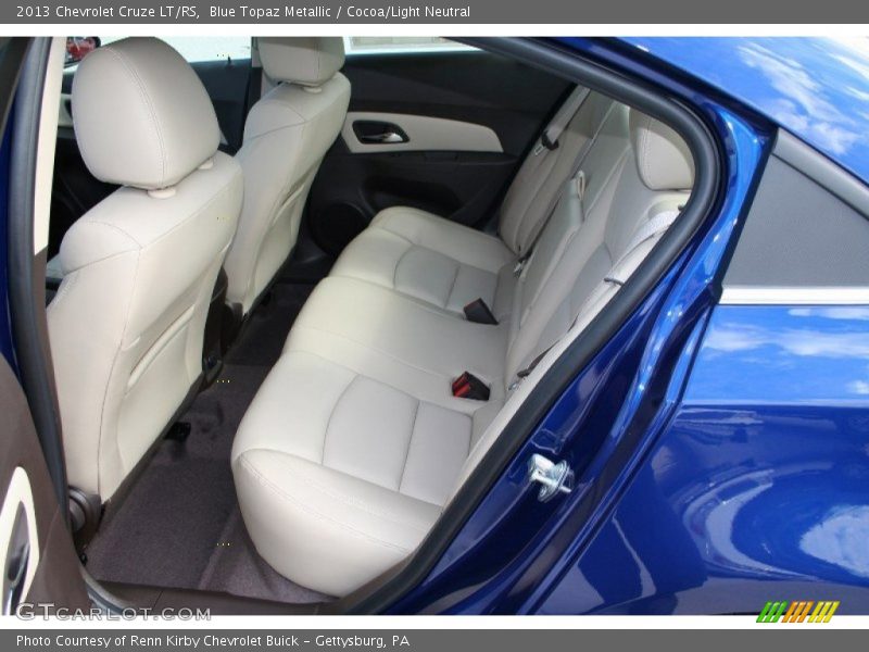 Rear Seat of 2013 Cruze LT/RS