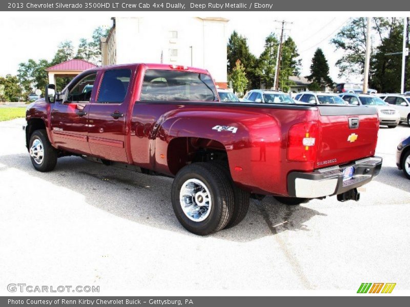  2013 Silverado 3500HD LT Crew Cab 4x4 Dually Deep Ruby Metallic