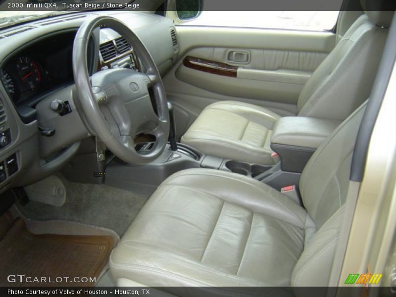  2000 QX4  Stone Beige Interior