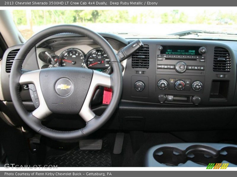 Dashboard of 2013 Silverado 3500HD LT Crew Cab 4x4 Dually