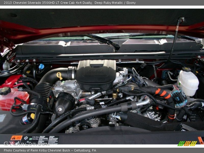  2013 Silverado 3500HD LT Crew Cab 4x4 Dually Engine - 6.6 Liter OHV 32-Valve Duramax Turbo-Diesel V8