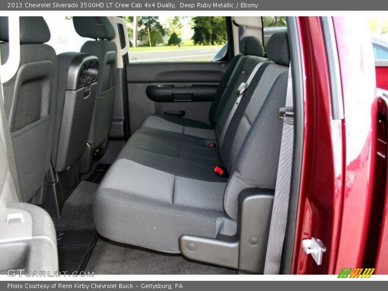 Rear Seat of 2013 Silverado 3500HD LT Crew Cab 4x4 Dually